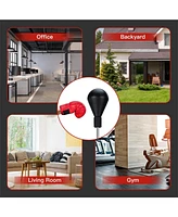 Adjustable Freestanding Punching Bag with Boxing Gloves