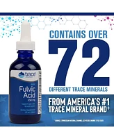 Trace Minerals Liquid Ionic Fulvic Acid | 250 mg | Normal Gut and Digestion Function | Powered by Concentrace Ionic 60 Servings, 2 fl oz