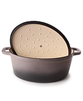 BergHOFF Neo Cast Iron 8qt. Oval Dutch Oven 13" with Lid