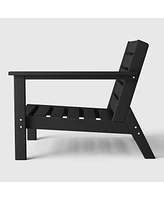 WestinTrends Outdoor Patio Hdpe Right Arm Facing Deep Seating Corner Chair
