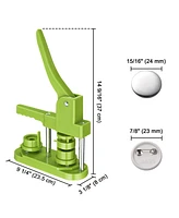 1" 25mm Backpack Pin Button Maker Machine Installation-Free Diy Pin Badge Punch Press Kit