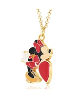 Disney Minnie & Mickey Mouse 2 Piece Necklace Set