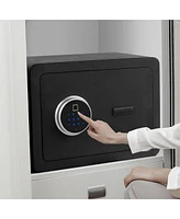 Skonyon 2-Layer Security Safe Deposit Box with Inner Led Light