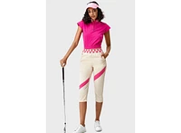 Bellemere New York Women's Bellemere High-Waisted Checkered Chic Crop Pants