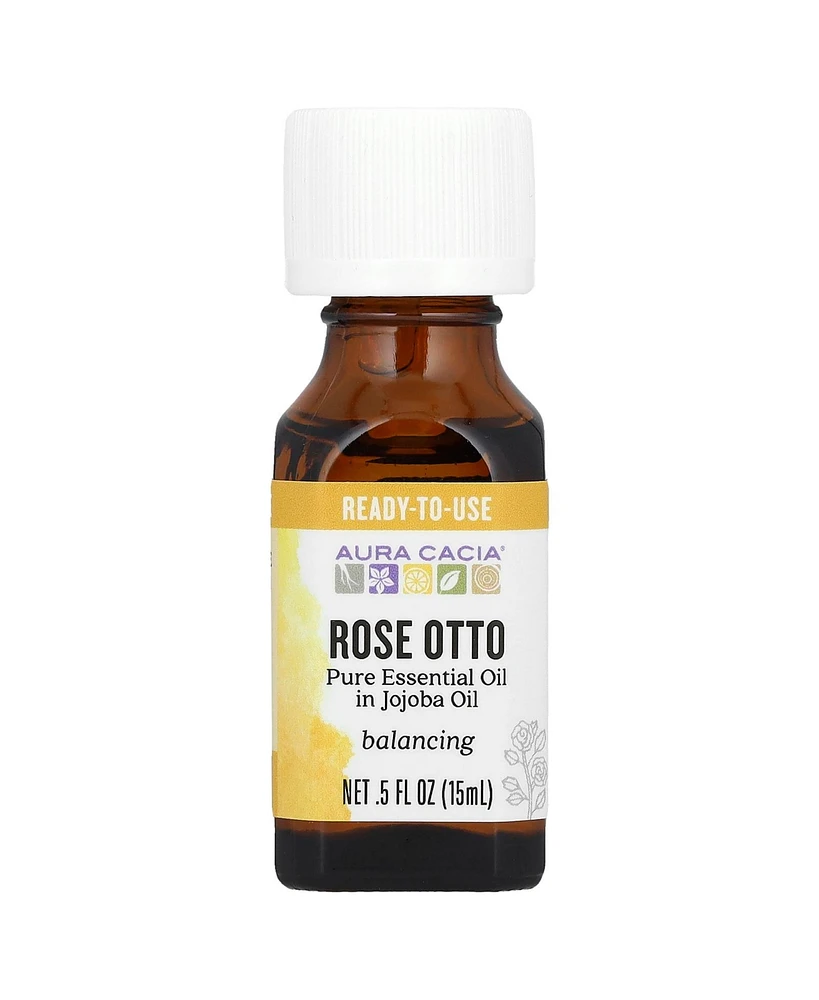 Aura Cacia Pure Essential Oil in Jojoba Oil Rose Otto