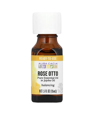 Aura Cacia Pure Essential Oil in Jojoba Oil Rose Otto