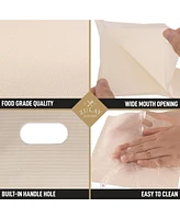 Zulay Kitchen 6 Pack Reusable Toaster Bags For Grilled Cheese Sandwiches