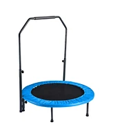 Yescom 40" Exercise Trampoline Jumping Mat Adjustable Handle Home Gym Fitness Cardio