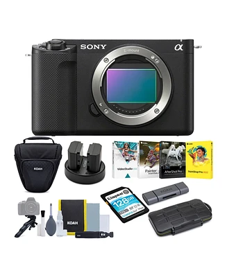 Sony Alpha Zv-E1 Full-frame Mirrorless Vlog Camera (Ilczv-E1/B, Black) Bundle