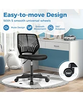 Costway Height-adjustable Ergonomic Kids Desk Chair with Universal Casters Working