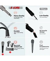 5 Core Handheld Microphone For Singing • Dynamic Neodymium Cardioid Unidirectional Vocal Metal Mic -Nd-58