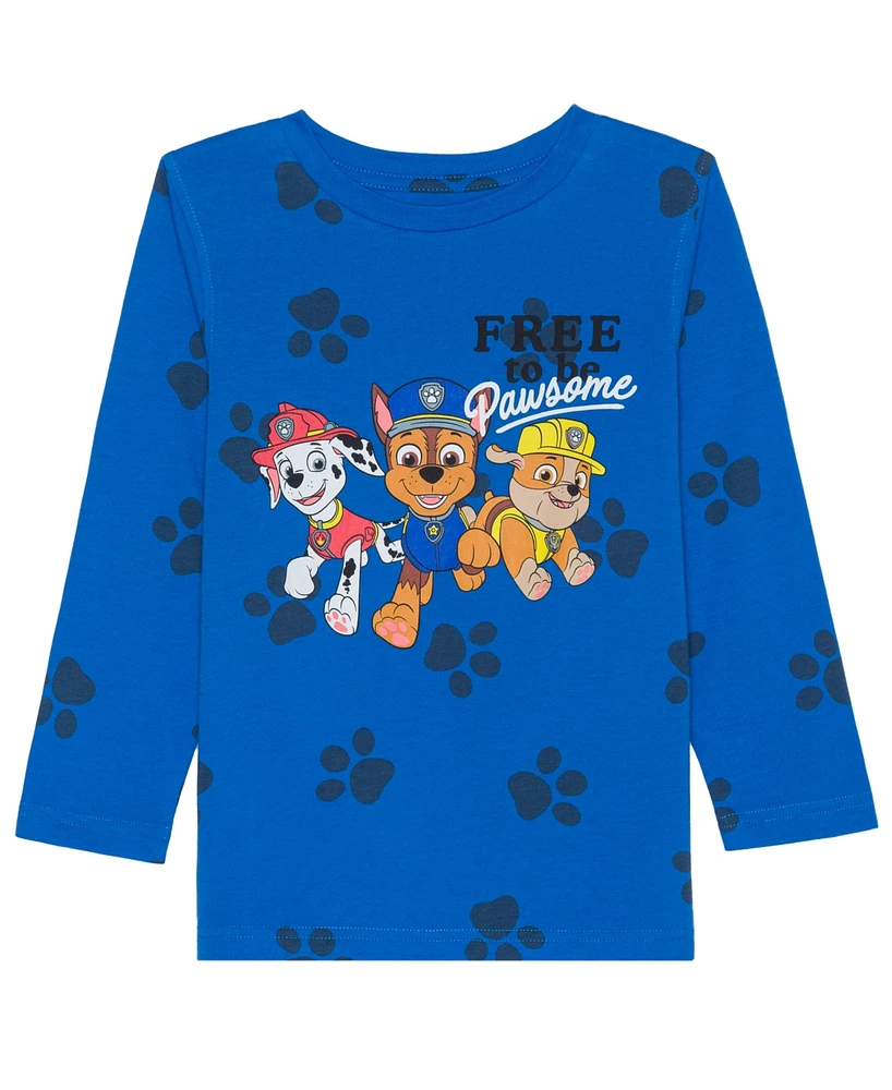 Paw Patrol Toddler and Little Boys Long Sleeve Graphic T-shirt