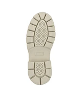 Guess Women's Shun Triple Triangle Lace-Up Lug Sole Combat Boots