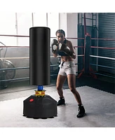 Skonyon Freestanding Punching Bag Kickboxing Bag with Stand and Suction Cup Base