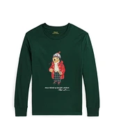 Polo Ralph Lauren Big Boys Bear Cotton Long Sleeve Tee