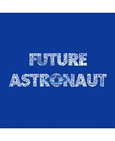 La Pop Art Boys Future Astronaut Word Long Sleeve T-Shirt