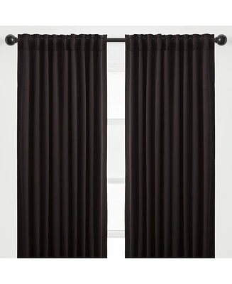 Chanasya Premium 2-Panel Ornamental Damask Classy Room Darkening Curtains - 3-in-1 Back Tab, Rod Pocket