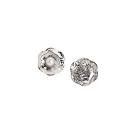 Sohi Women's Rose Stud Earrings