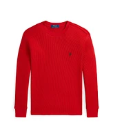 Polo Ralph Lauren Big Boys Waffle-Knit Cotton Long-Sleeve Tee