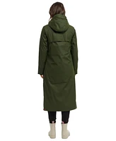 Hunter Women's Longline Padded Rubberized Coat