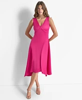 Dkny V-Neck Sleeveless Dress