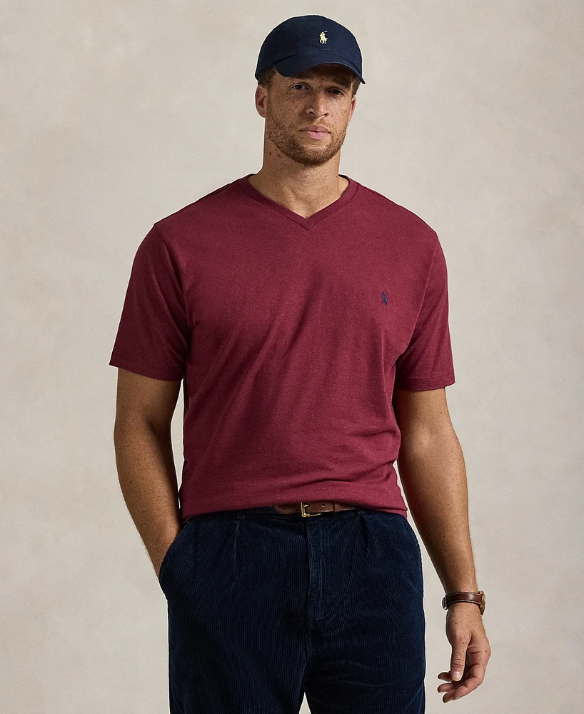 Polo Ralph Lauren Men's Big & Tall Jersey V-Neck T-Shirt