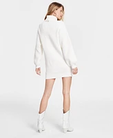 Guess Women's Katie Turtleneck Long-Sleeve Sweater Dress