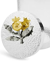 Michael Aram Pomegranate Silver and Gold Canister