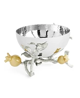 Michael Aram Pomegranate Silver and Gold Nut Bowl