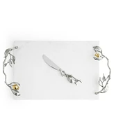 Michael Aram Pomegranate Silver and Gold Cheeseboard Spreader