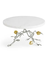 Michael Aram Pomegranate Silver and Gold Cake Stand