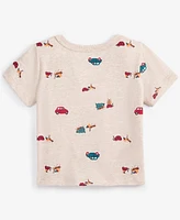 First Impressions Baby Boys Present Party Printed Short-Sleeve T-Shirt, Created for Macy's