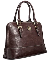 Giani Bernini Croc Dome Medium Satchel