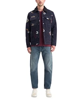 Scotch & Soda Men's Swirl Jacquard Graphic Jacket