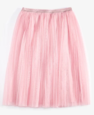 Epic Threads Big Girls Pleated Pull-On Tulle Midi Skirt, Created for Macy's