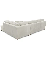 Marlyann 2-Pc. Fabric Roll Arm Sectional Sofa, Exclusively at Macy's