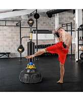 Skonyon Boxing Speed Trainer Freestanding Fillable 360° Spinning Bar Adjustable Height