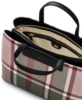 Radley London Manor Gardens Check Small Zip-Top Grab Bag