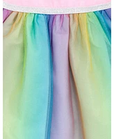 Care Bears Girls Cheer Bear Rainbow Tulle Dress