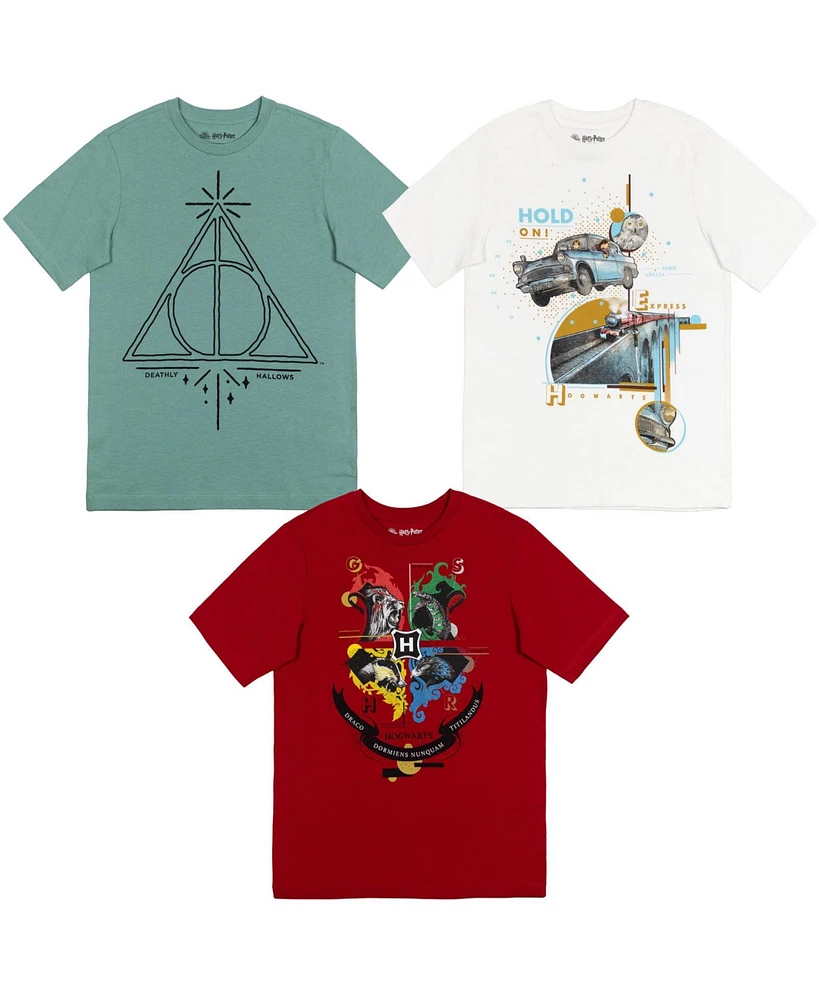 Harry Potter Boys 3 Pack T-Shirts to