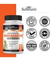 BioSchwartz Ashwagandha Supplements - Extra Strength Ashwagandha Capsules with 500mg 20 to 1 Root Extract Equivalent to 10,000mg Ashwaganda Powder