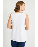 June + Vie Plus Scoopneck One Only Tank Top