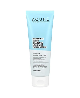 Acure Incredibly Clear Charcoal Lemonade Facial Scrub