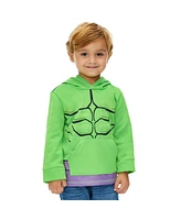 Marvel Big Boys Avengers Hulk Miles Morales Spider-Man Athletic Cosplay Hoodie to