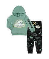 Jurassic World Toddler Girls Dinosaur Fleece Pullover Hoodie to