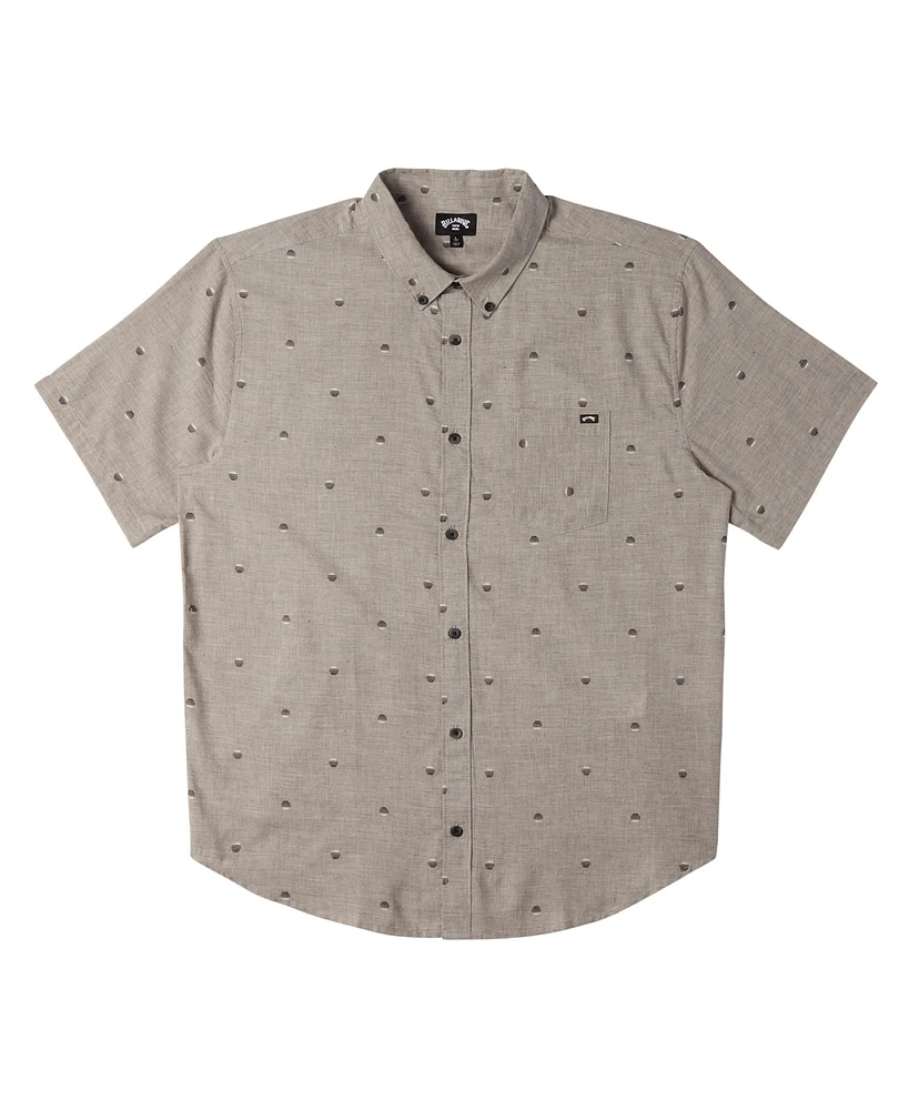 Billabong Men's All Day Jacquard Short Sleeve Shirt