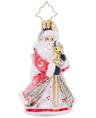 Christopher Radko Winter Splendor Santa Gem Ornament