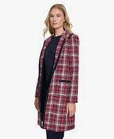 Tommy Hilfiger Women's Open-Front Tweed Topper Jacket