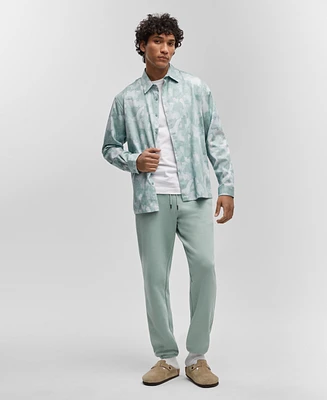 Mode of One Men's Relaxed-Fit Printed Button-Up Shirt