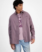 Mode of One Men's Relaxed-Fit Flannel Shirt, Created for Macy's